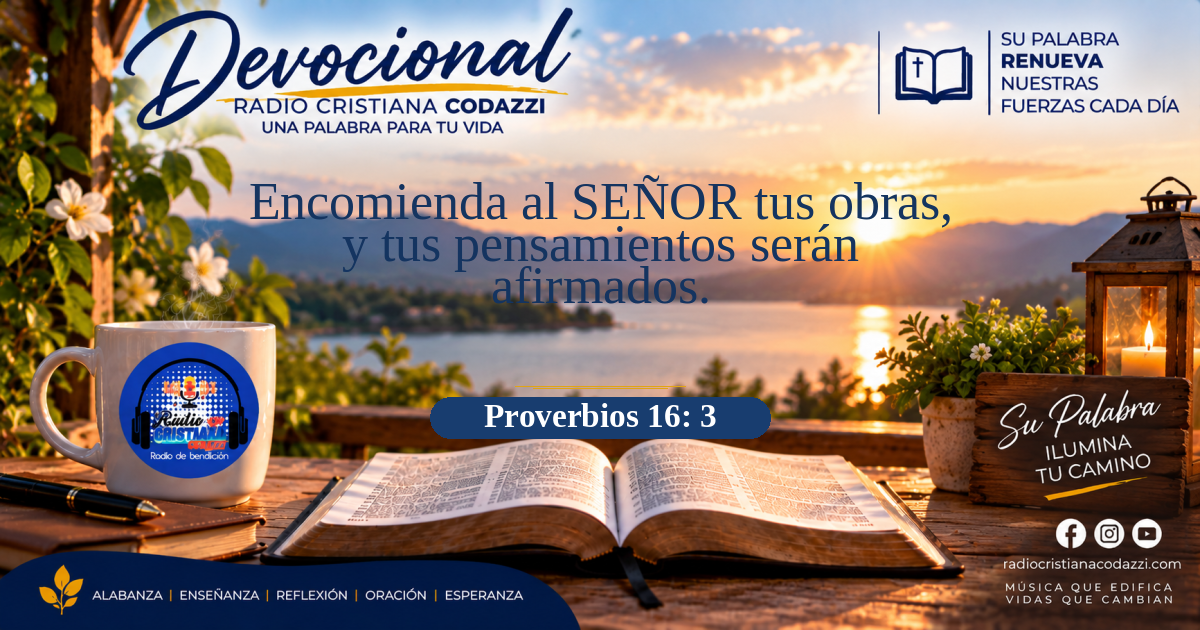 Pon tus planes y objetivos en las manos de Dios
