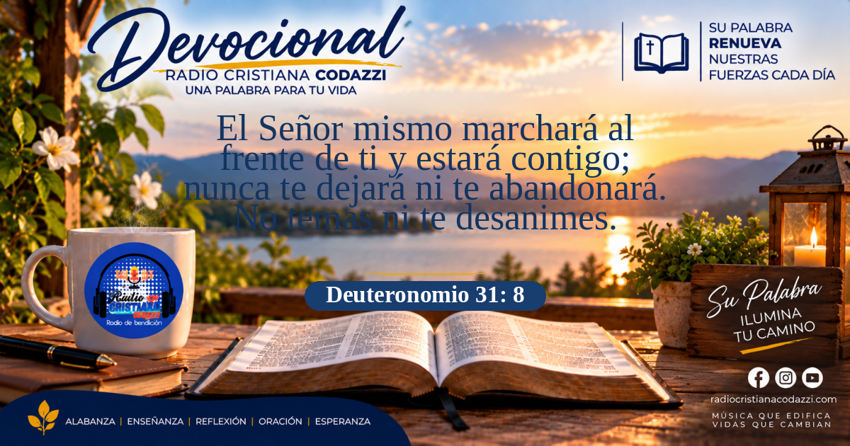 Dios nunca te dejará ni te abandonará