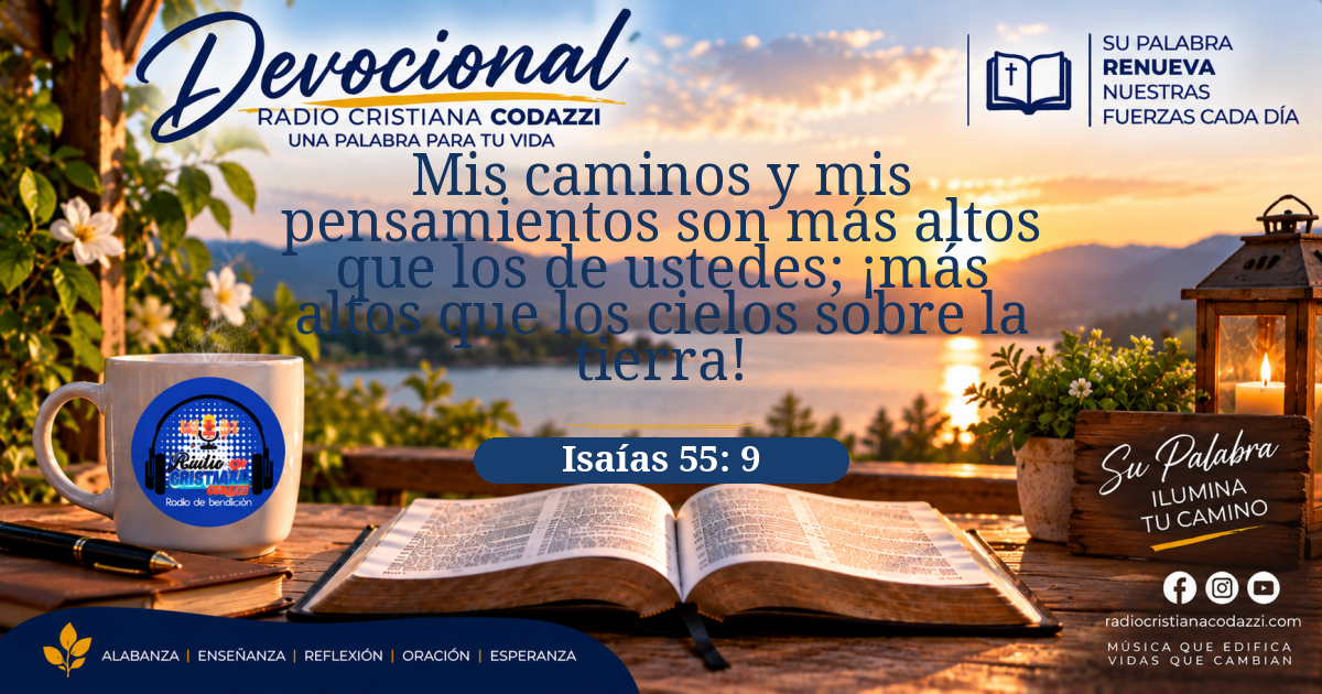 Los planes de Dios son más grandes que los tuyos